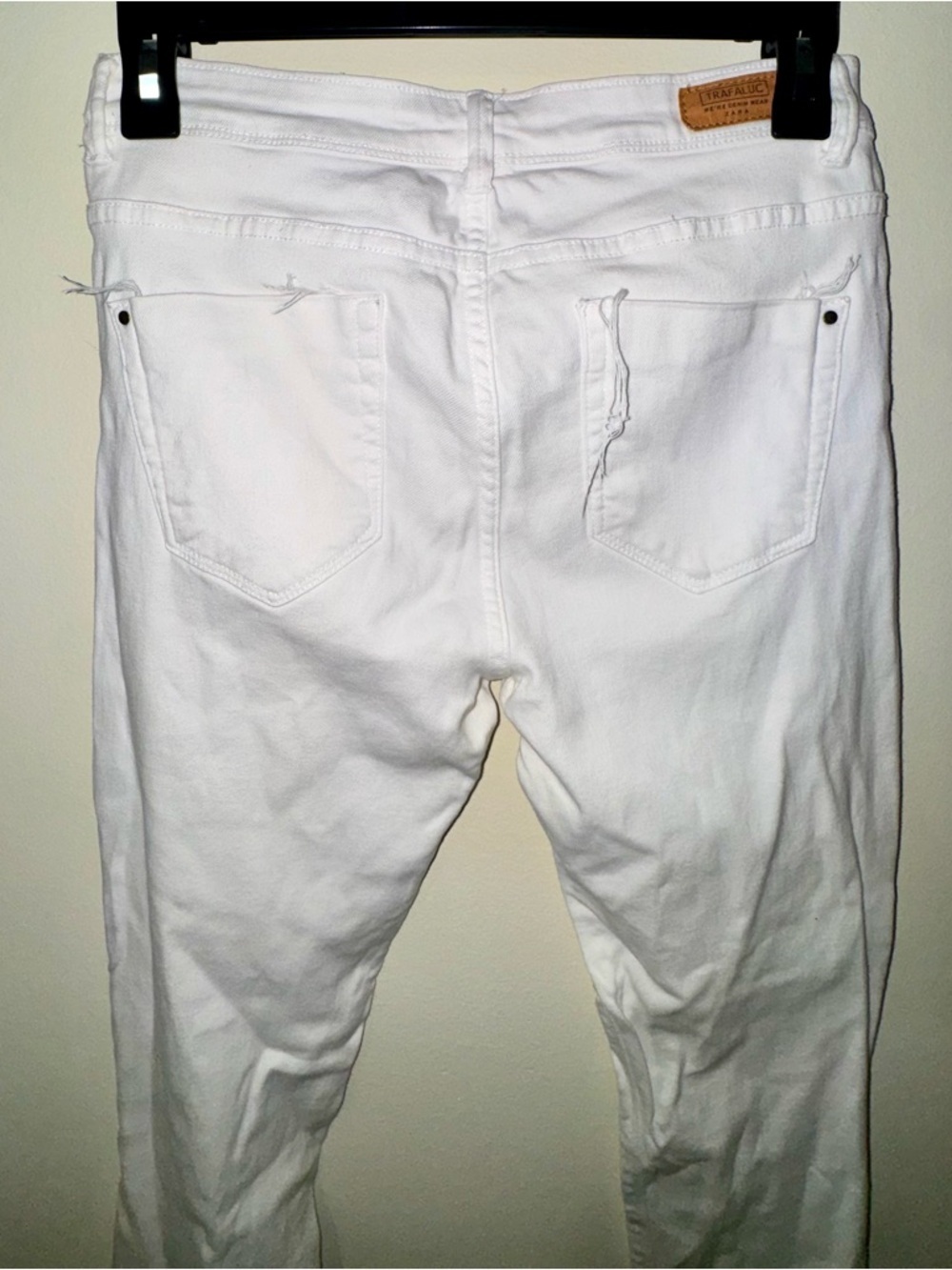 Zara Trafaulic White Skinny Women's Cropped Jeans - Picture 6 of 8